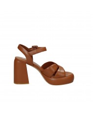 Jeannot Sandalo in pelle Tan 662.D Nuova Collezione Jeannot