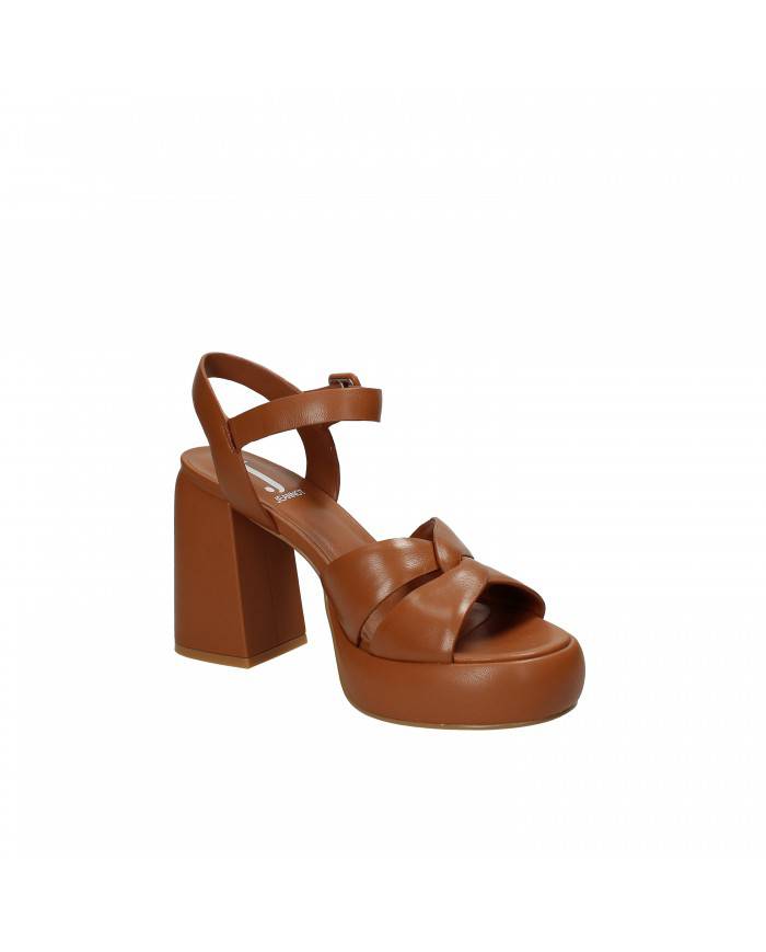 Jeannot Sandalo in pelle Tan 662.D Nuova Collezione Jeannot