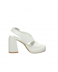 Jeannot Sandalo in pelle Bianco 663.B Nuova Collezione Jeannot