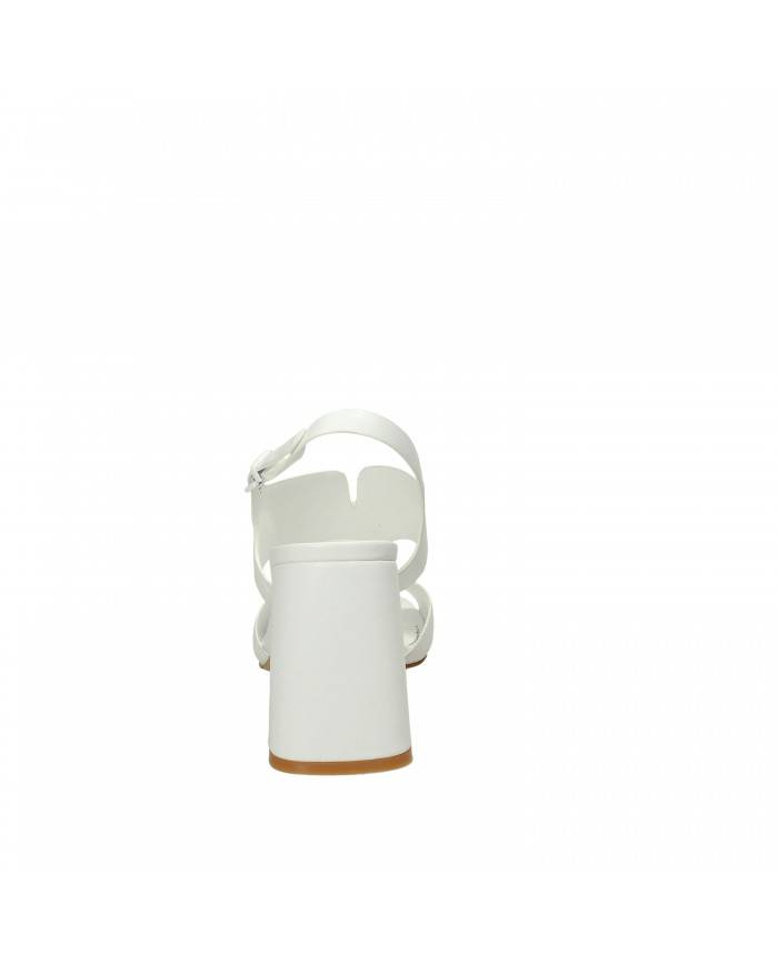 Jeannot Sandalo in pelle Bianco 643.B Nuova Collezione Jeannot