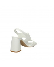 Jeannot Sandalo in pelle Bianco 643.B Nuova Collezione Jeannot