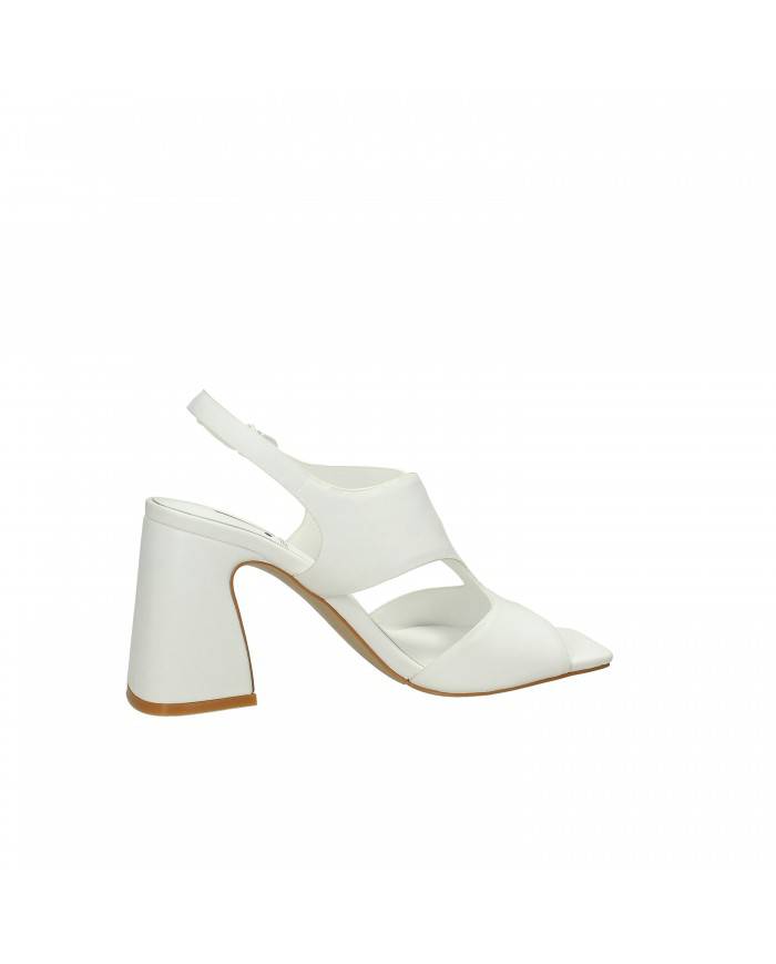 Jeannot Sandalo in pelle Bianco 643.B Nuova Collezione Jeannot