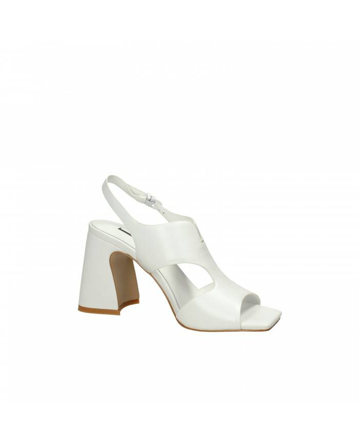 Jeannot Sandalo in pelle Bianco 643.B Nuova Collezione Jeannot