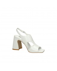 Jeannot Sandalo in pelle Bianco 643.B Nuova Collezione Jeannot