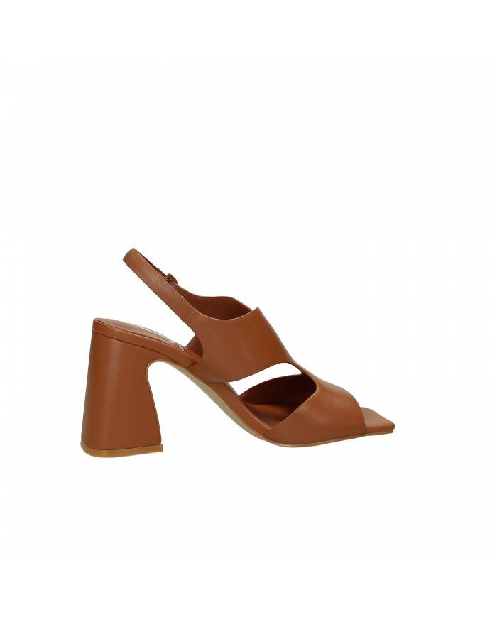 Jeannot Sandalo in pelle Tan 643.D Nuova Collezione Jeannot