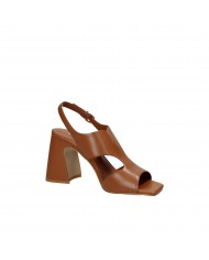 Jeannot Sandalo in pelle Tan 643.D Nuova Collezione Jeannot