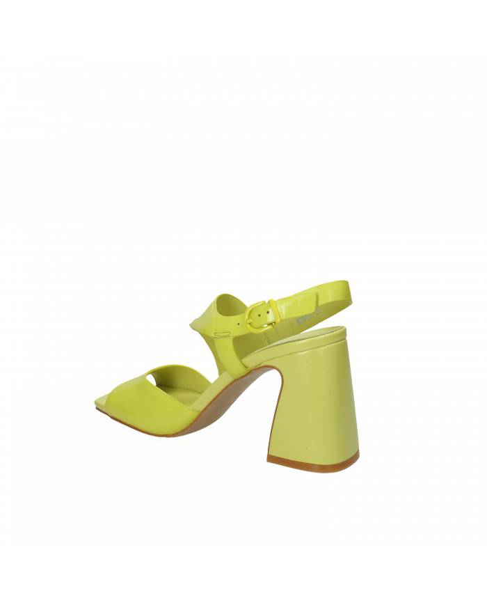 Jeannot Sandalo in pelle Verde Prato 642.S Nuova Collezione Jeannot