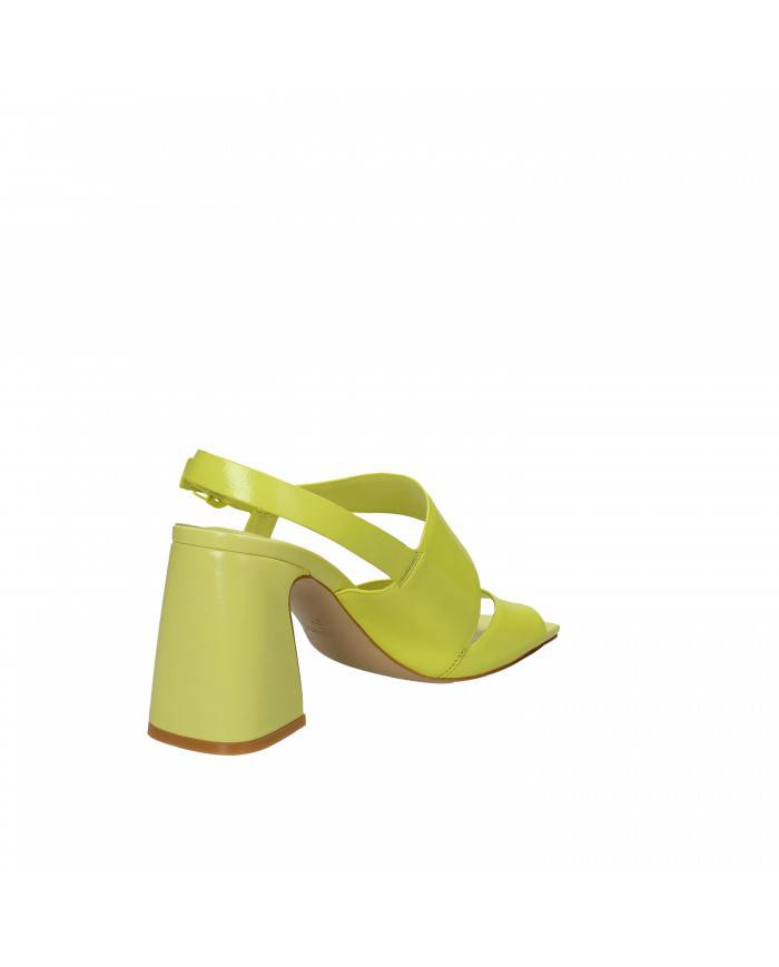 Jeannot Sandalo in pelle Verde Prato 642.S Nuova Collezione Jeannot
