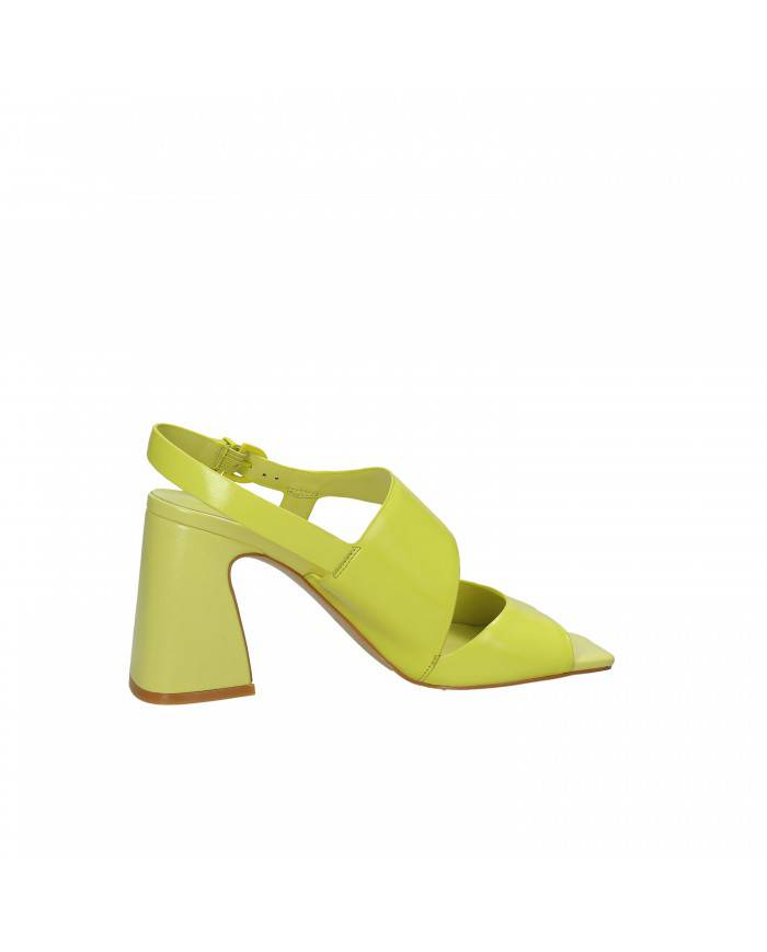 Jeannot Sandalo in pelle Verde Prato 642.S Nuova Collezione Jeannot