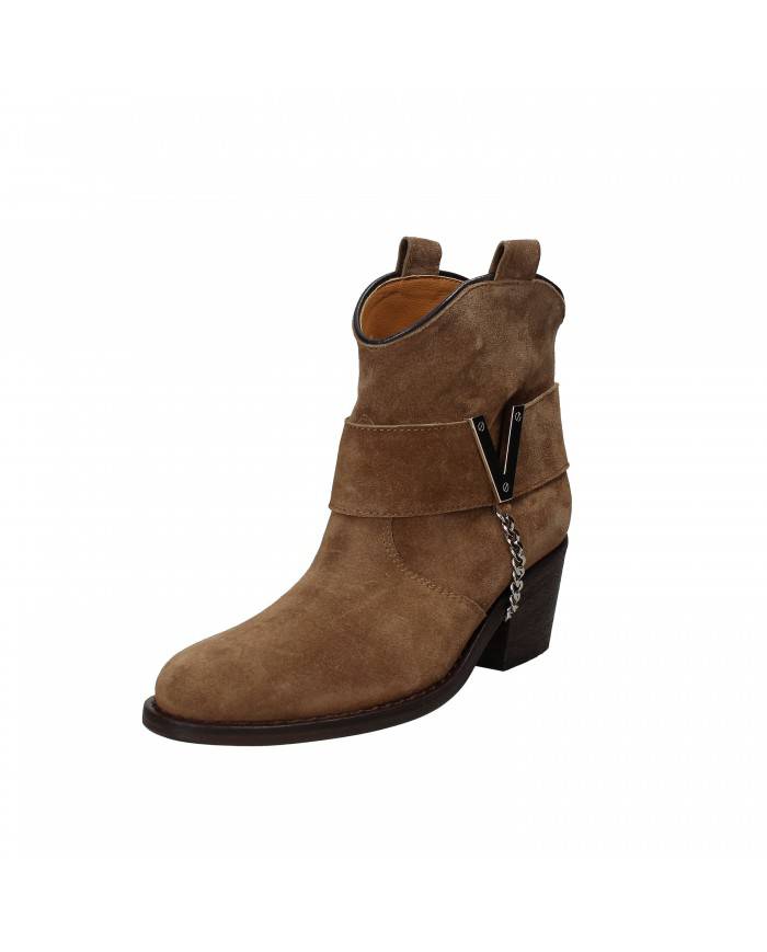 Via Roma 15 Tronchetto in camoscio Nocciola 3953 Nuova Collezione V... Via Roma 15 Tronchetto in camoscio Nocciola 3953 Nuova Collezione V...