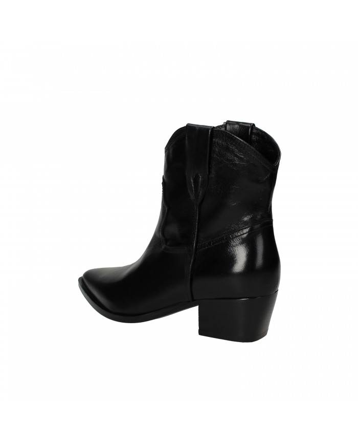 Julie Dee Tronchetto in pelle Nero 504 Nuova Collezione Julie Dee