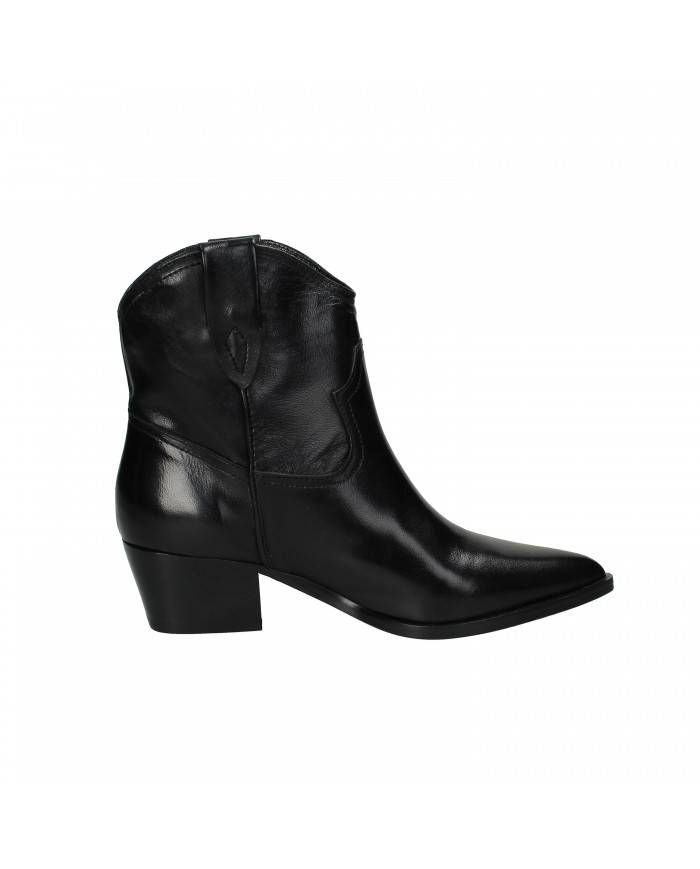 Julie Dee Tronchetto in pelle Nero 504 Nuova Collezione Julie Dee