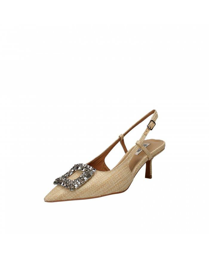Bibi Lou Slingback in rafia Beige 509z69vk Nuova Collezione Bibi Lou
