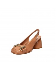Bruglia Milano Slingback in vernice Miele 8843 Nuova Collezione Bru...