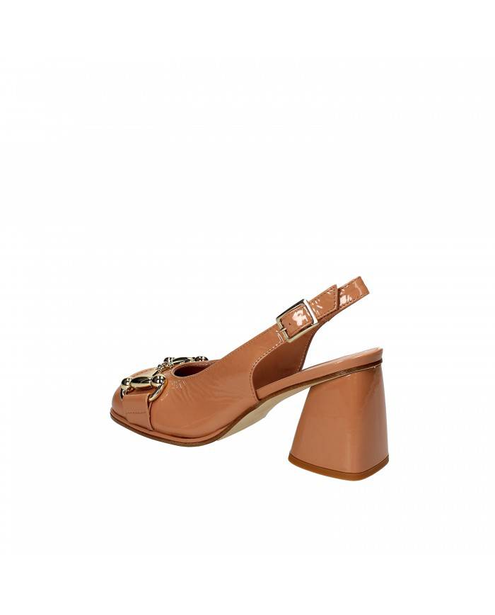 Bruglia Milano Slingback in vernice Miele 8843 Nuova Collezione Bru...