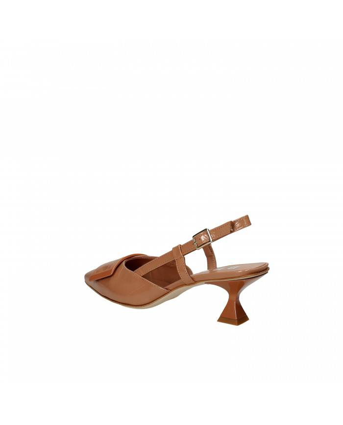 Bruglia Milano Slingback in vernice Miele 8828 Nuova Collezione Bru...