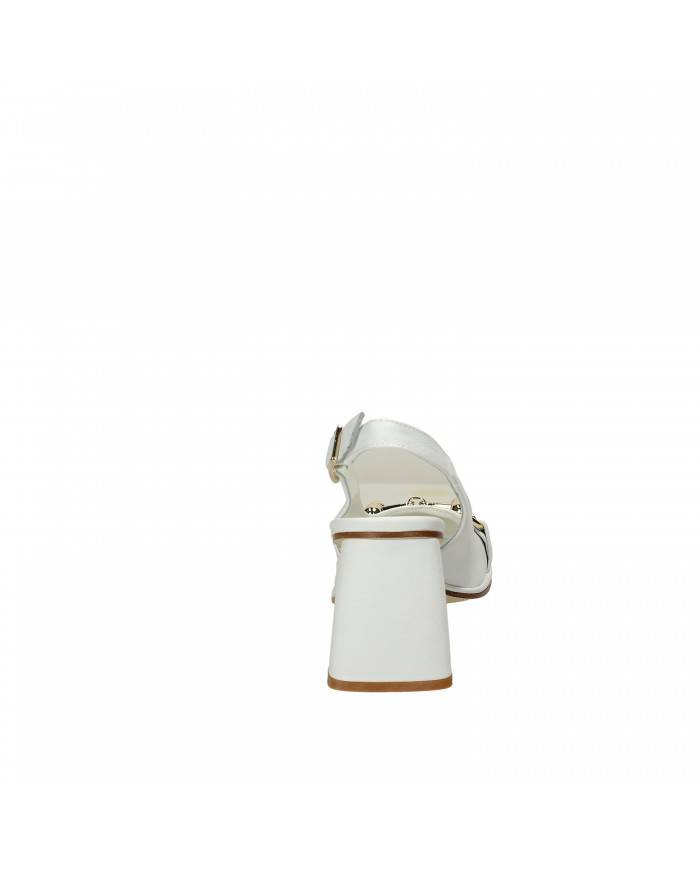 Bruglia Milano Slingback in pelle Bianco 8843 Nuova Collezione Brug...