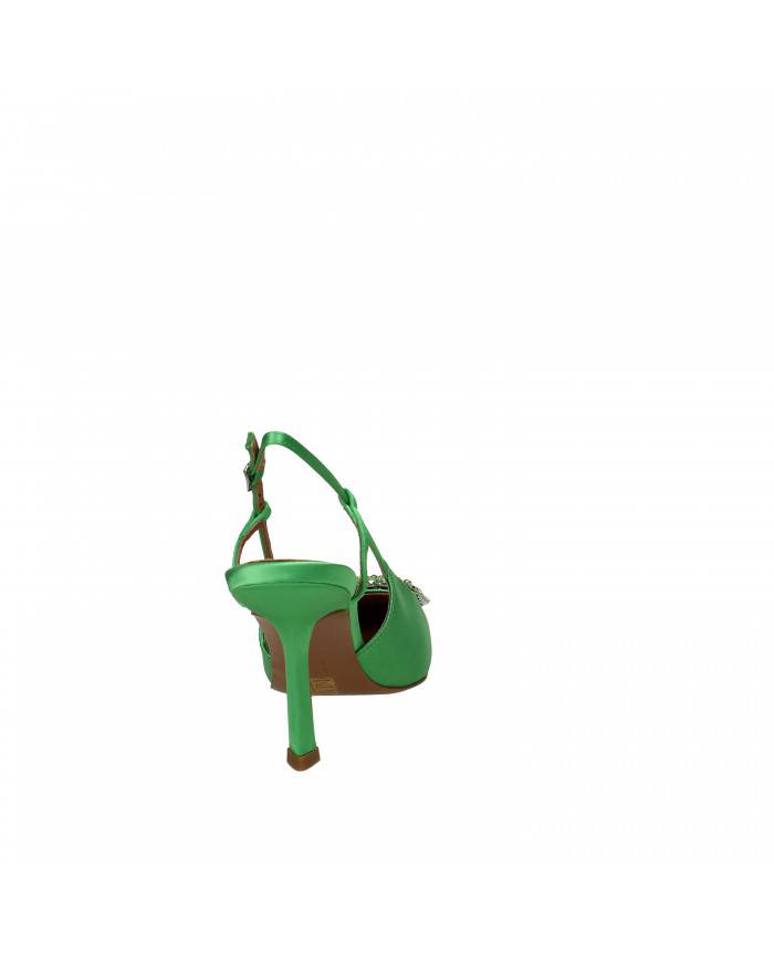 Bibi Lou Slingback in raso Verde Prato 511z75vk Nuova Collezione Bi... Bibi Lou Slingback in raso Verde Prato 511z75vk Nuova Collezione Bi...