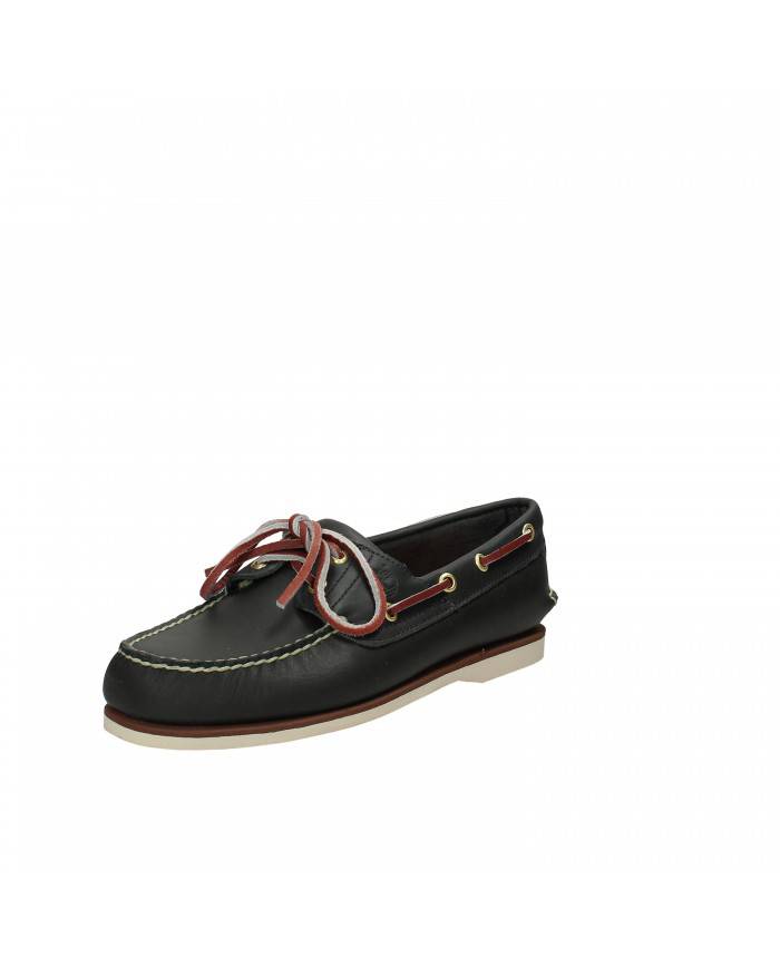 Timberland® Scarpa da barca in pelle Blu Classic Boat 2 Eye.74036 N...