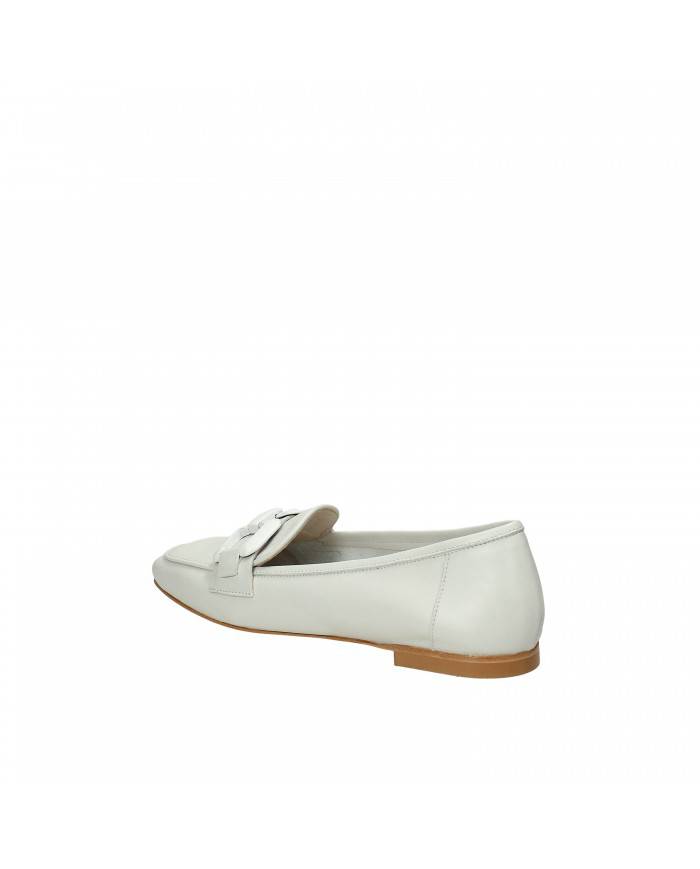 VSL Mocassino in nappa Bianco 7350 Nuova Collezione Momenti