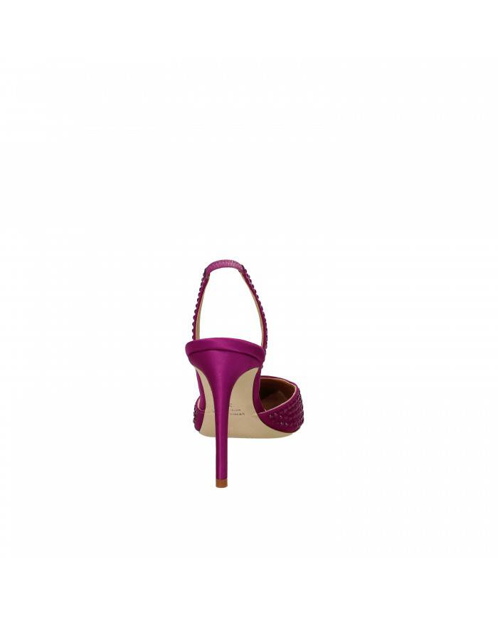 Chantal Slingback in raso Fucsia 1928 Nuova Collezione Chantal
