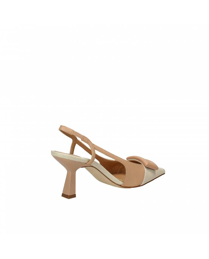 Chantal Slingback in pelle Nude 1917 Nuova Collezione Chantal