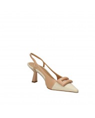 Chantal Slingback in pelle Nude 1917 Nuova Collezione Chantal