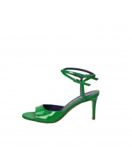 Lella Baldi Sandalo in vernice Verde LT554 Nuova Collezione Lella B...