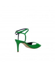 Lella Baldi Sandalo in vernice Verde LT554 Nuova Collezione Lella B...