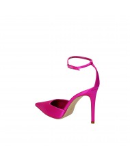 Lella Baldi Sandalo in raso Fucsia Fluo LT524T Nuova Collezione Lel...