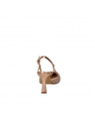 RF Festa Slingback in pelle laminata Rame Lilla Nuova Collezione RF...