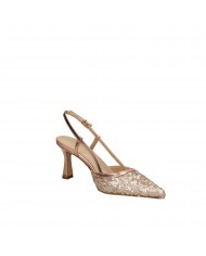RF Festa Slingback in pelle laminata Rame Lilla Nuova Collezione RF...