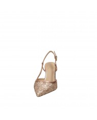 RF Festa Slingback in pelle laminata Rame Lilla Nuova Collezione RF...