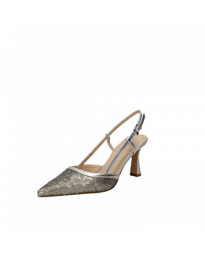 RF Festa Slingback in pelle laminata Acciaio Lilla Nuova Collezione... RF Festa Slingback in pelle laminata Acciaio Lilla Nuova Collezione...