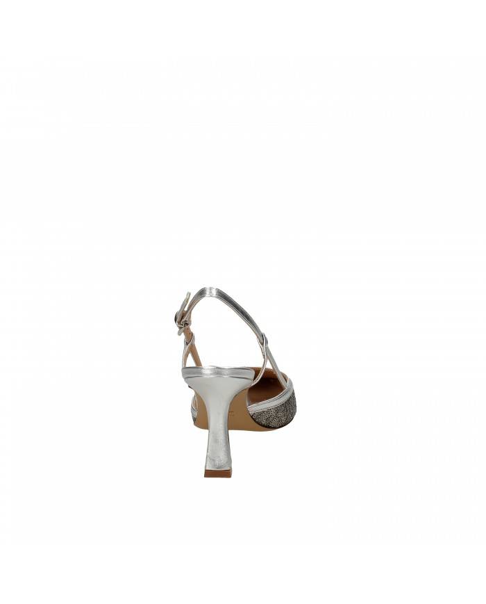 RF Festa Slingback in pelle laminata Acciaio Lilla Nuova Collezione... RF Festa Slingback in pelle laminata Acciaio Lilla Nuova Collezione...
