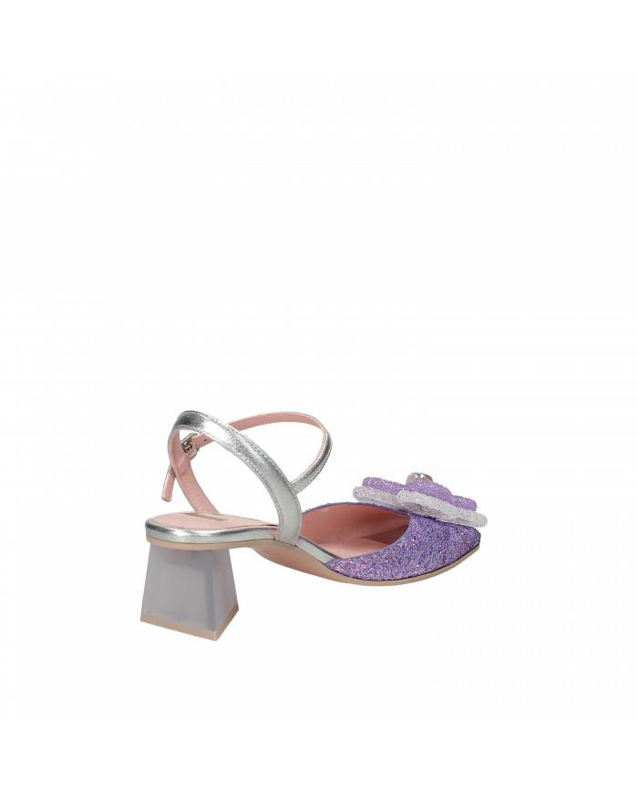 Ras® Sandalo in glitter Lilla 7198 Nuova Collezione Ras