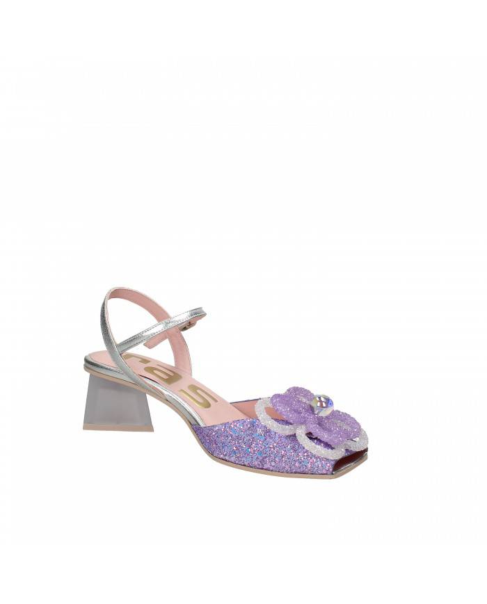 Ras® Sandalo in glitter Lilla 7198 Nuova Collezione Ras