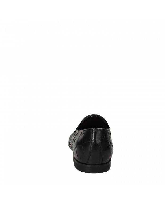 Pawelk's Mocassino in pelle intrecciata Nero 21111 Nuova Collezione... Pawelk's Mocassino in pelle intrecciata Nero 21111 Nuova Collezione...