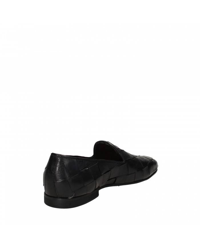 Pawelk's Mocassino in pelle intrecciata Nero 21111 Nuova Collezione... Pawelk's Mocassino in pelle intrecciata Nero 21111 Nuova Collezione...