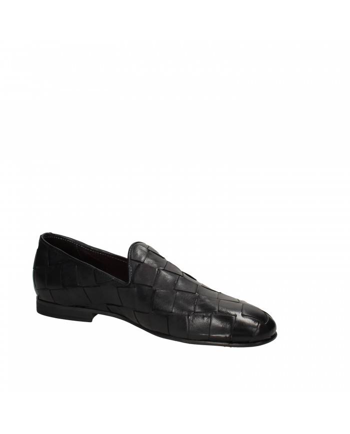 Pawelk's Mocassino in pelle intrecciata Nero 21111 Nuova Collezione... Pawelk's Mocassino in pelle intrecciata Nero 21111 Nuova Collezione...