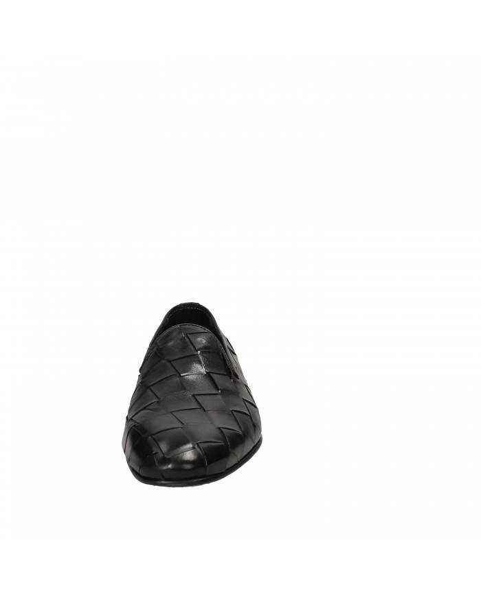 Pawelk's Mocassino in pelle intrecciata Nero 21111 Nuova Collezione... Pawelk's Mocassino in pelle intrecciata Nero 21111 Nuova Collezione...