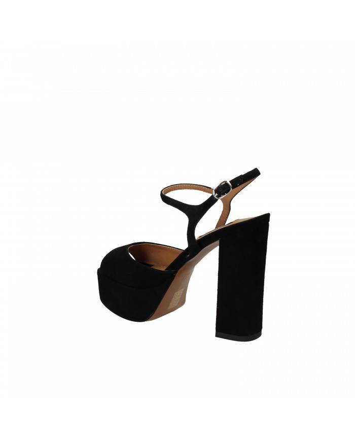 Bibi Lou Sandalo in camoscio Nero 630p30vk Nuova Collezione Bibi Lou