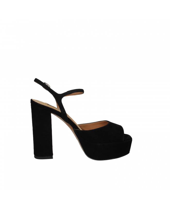 Bibi Lou Sandalo in camoscio Nero 630p30vk Nuova Collezione Bibi Lou