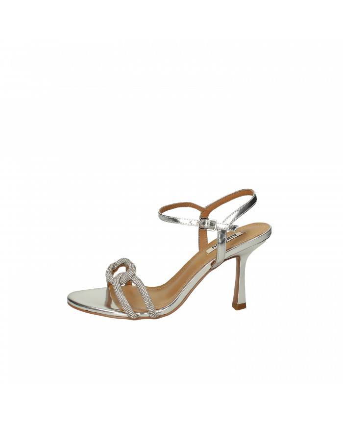 Bibi Lou Sandalo in pelle laminata Argento 599z17vk Nuova Collezion...