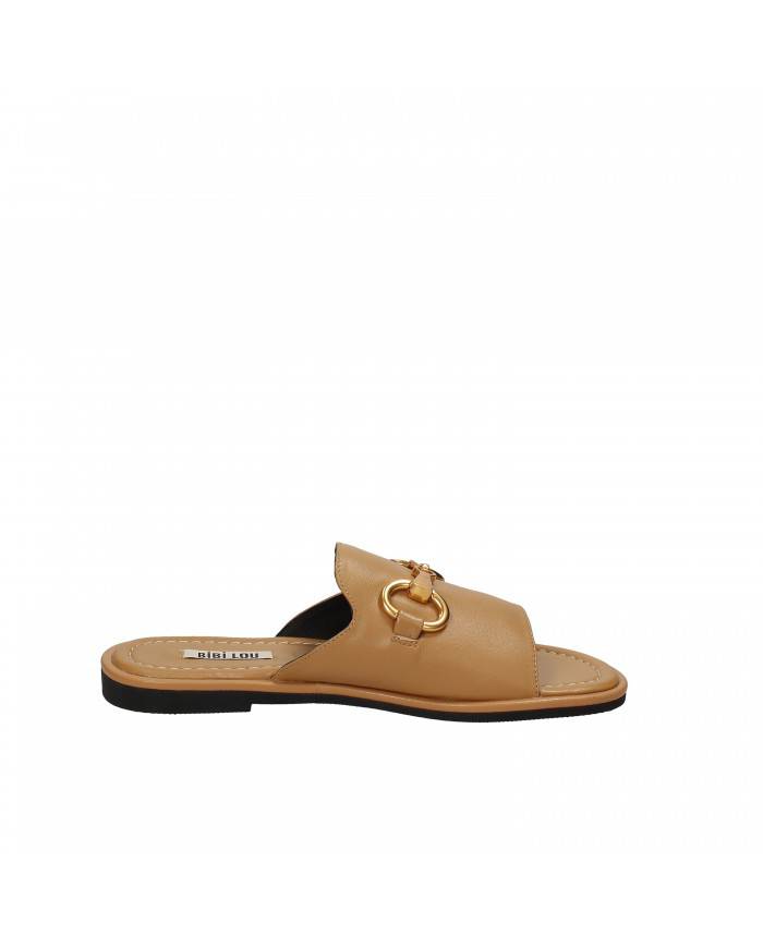 Bibi Lou Sandalo basso in pelle Cammello 539z10vk Nuova Collezione ... Bibi Lou Sandalo basso in pelle Cammello 539z10vk Nuova Collezione ...