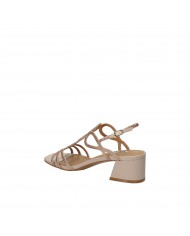 Bibi Lou Sandalo in pelle laminata Nude 585z00vk Nuova Collezione B...