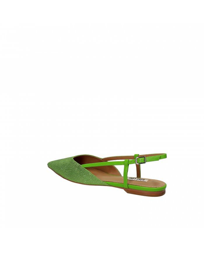 Bibi Lou Slingback in camoscio Verde 603z00vk Nuova Collezione Bibi...