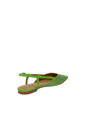 Bibi Lou Slingback in camoscio Verde 603z00vk Nuova Collezione Bibi...