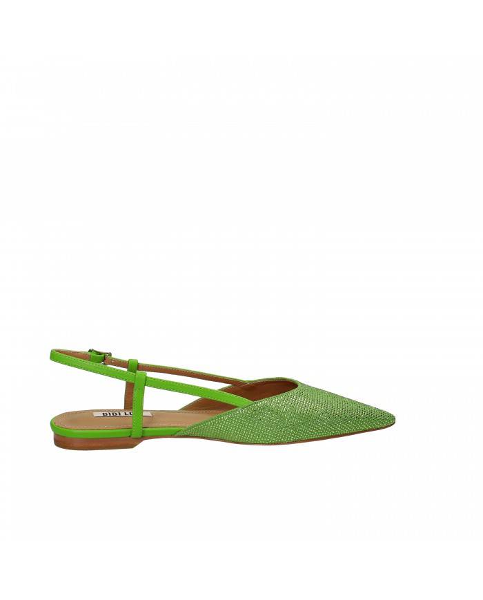 Bibi Lou Slingback in camoscio Verde 603z00vk Nuova Collezione Bibi...
