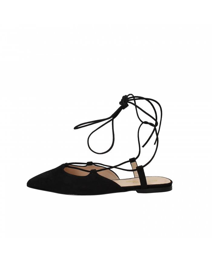 Il Borgo Firenze Slingback in camoscio Nero 5861 Nuova Collezione I...